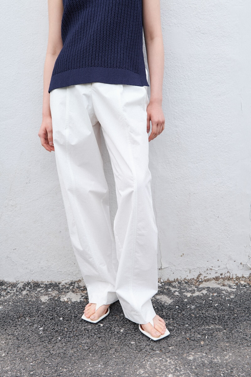 Snap cotton pants image 1